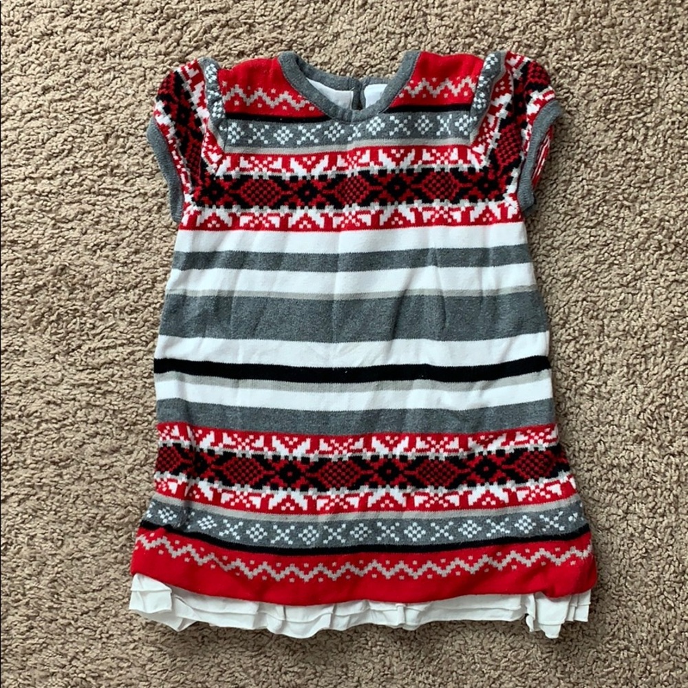 Hanna Andersson girl sweater dress size 90